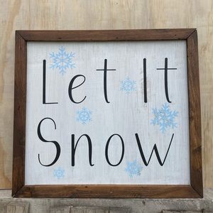 ‘Let It Snow’ Decor